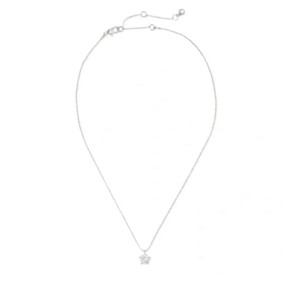 KATE SPADE • Silver Something Sparkly Star Pendant Necklace - Picture 3 of 5